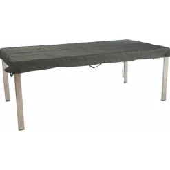 Housse pour plateau rectangulaire coloris gris en coton polyester - 250 x 100 cm