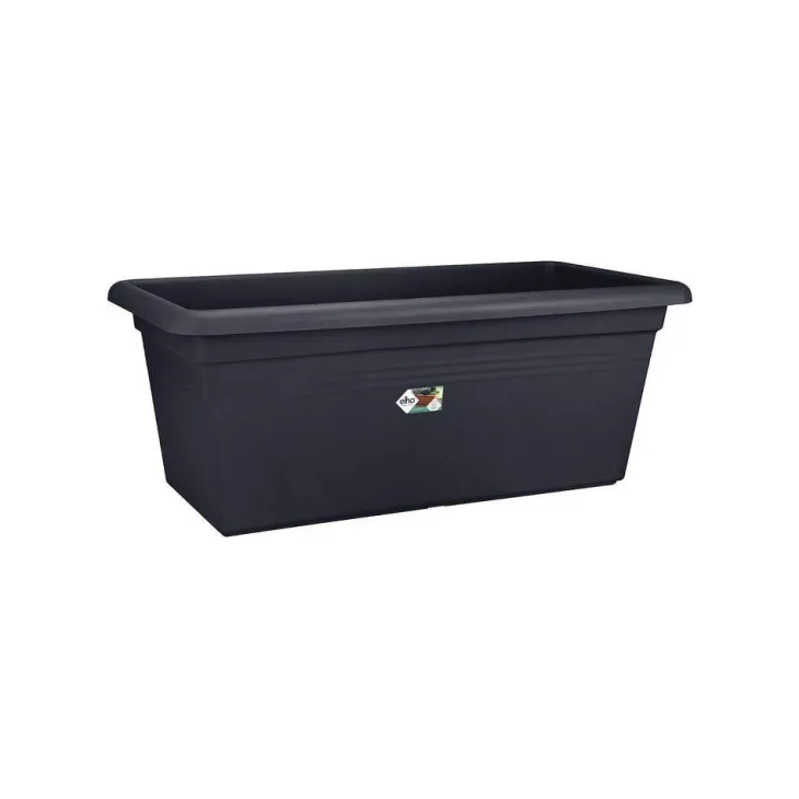 Jardinière Green basics jardin XXL L100 cm x p48 cm x h42 cm noir