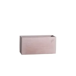 Jardinière haute en terre claire 52x20x25 cm