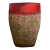 Jarre en grès émaillé rouge Decolines Leon - Ø 33 x H 44 cm