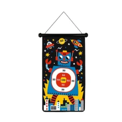 Jeu de fléchettes magnétiques Robots 44x4x65 cm 4-8 ans