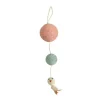 Jouet à griffer pour chat coloris rose Bobby Plume - 55 x 12 cm