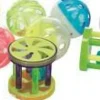 Jouet balle ou rouleau en plastique avec clochette Trixie - Ø 4,5 cm