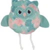 Jouet pour chat coloris bleu feuille Zolux hibou Ethi'cat - 9,5 x 9 x 11 cm