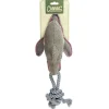 Jouet pour chien coloris gris peluche dauphin Duvoplus Canvas - 46 x 14 x 11 cm