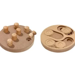 Jouet pour chien en bois Flamingo Doggy brain train recto verso - 25 cm