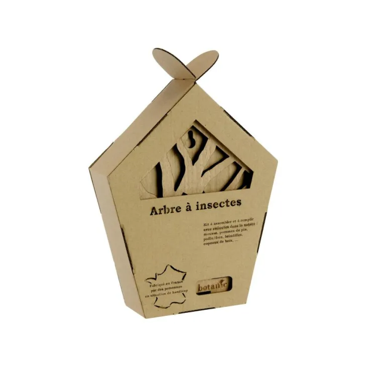 Kit hôtel à insectes en bois botanic® (à assembler et remplir)