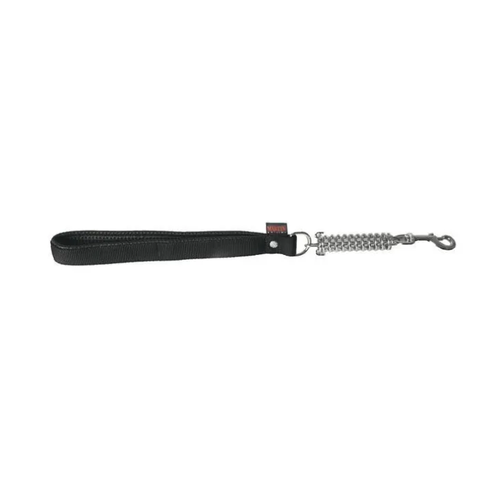 Laisse amortisseur nylon 50cm noire