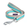 Laisse Arlequin beige/turquoise taille L