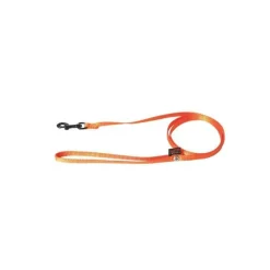 Laisse chien nylon 10mm / 120cm orange