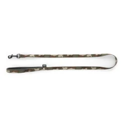 Laisse Confort Camouflage marron 2x120 cm