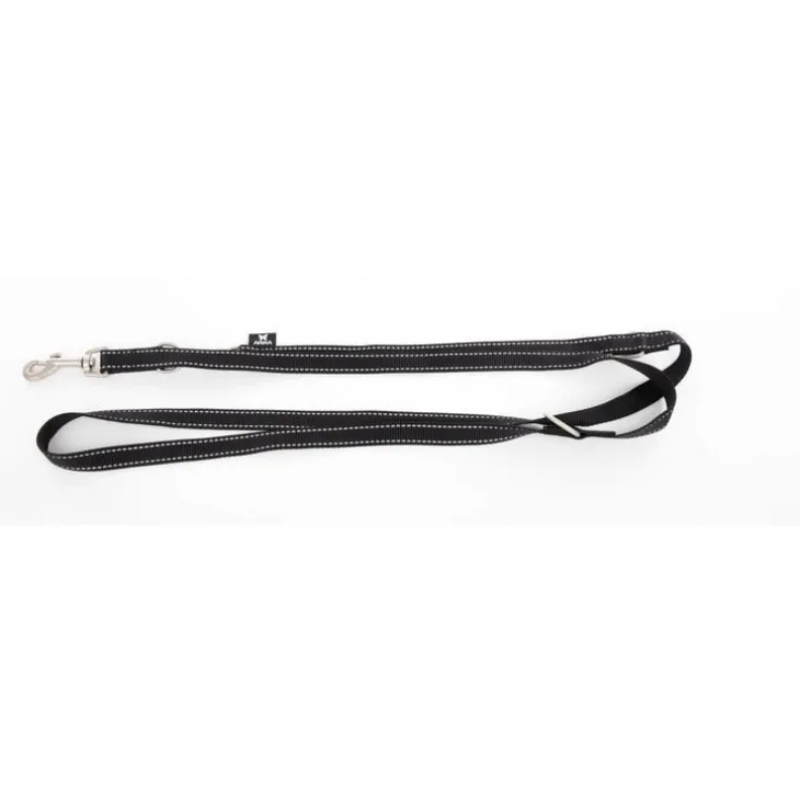 Laisse multi-positions Neo+ noire pour chien 1,5x200 cm