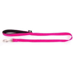 Laisse Neo+ pour chien coloris rose 2x100 cm