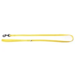 Laisse réfléchissante pour chat Flash jaune - 100 cm