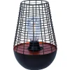 Lanterne solaire coloris noir Chelsea - 27 cm