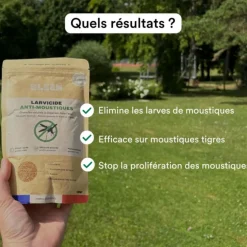 Larvicides anti-moustiques efficace en 48h Bleen - 400m²