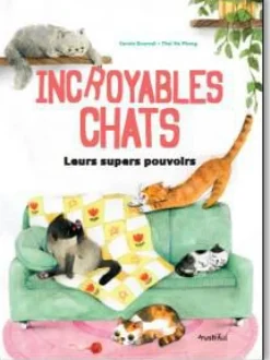 Livre "Incroyables Chats" aux Éditions Rustica