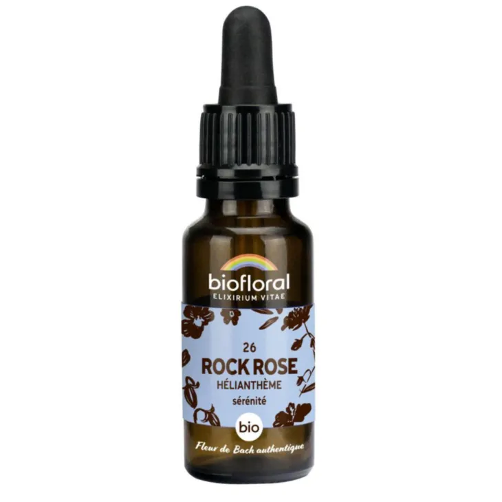 Élixir n°26 Biofloral d’hélianthème en flacon de 20 ml