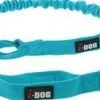 Longe de traction pour chien puissant coloris bleu I-Dog Cani-Bike Opale - 240 cm