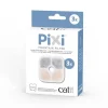 Lot de 3 filtres coloris blanc pour la fontaine à eau pour chat Pixi Catit