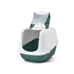 Maison de toilette pour chat Nestor Nordic verte