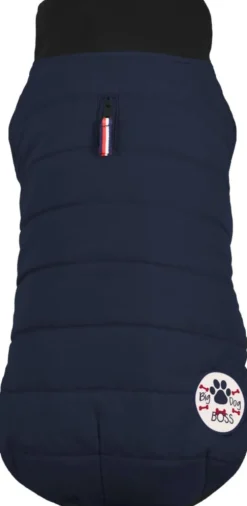 Manteau de pour chien molosse coloris bleu Bobby Costaud - 48L