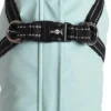 Manteau pour chien coloris bleu glacier avec harnais intégré Bobby Tom - Taille 25XS