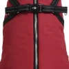 Manteau pour chien coloris bordeaux avec harnais intégré Bobby Easy - Taille 38M