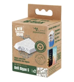 Masses filtrantes pour aquarium coloris blanc Aquatlantis B-Box anti-algues - Taille S x 2