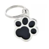 Médaille classic patte noire pour chien en acier
