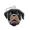 Médaille colors pour rottweiler adulte en métal