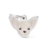 Médaille friends pour chihuahua crème en métal