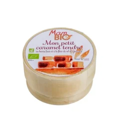 Mini boite en bois de bonbons au caramel 40 g