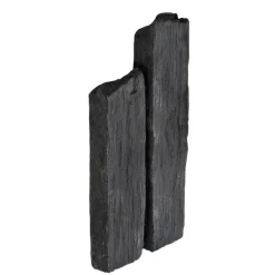 Mini piquet en béton teinté aspect ardoise anthracite Hairie Grandon - H 33/28/25 cm