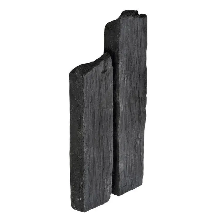 Mini piquet en béton teinté aspect ardoise anthracite Hairie Grandon - H 33/28/25 cm