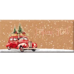 Mini tablette de chocolat au lait  « Joyeux Noël » Art Grafik