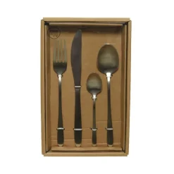 Ménagère de 16 couverts en acier inoxydable 25,3x15,5x5,5 cm