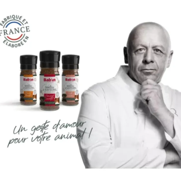 Moulin à saveurs pour chien et chat à la truite et aux algues Bab'in - 45 g