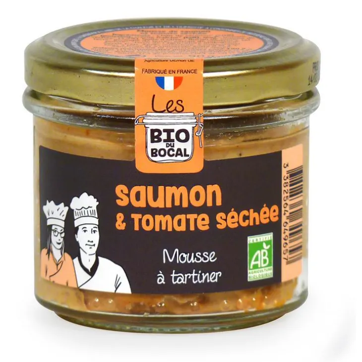 Mousse au saumon & tomates séchées en verrine de 90 g