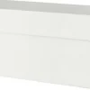 Muret en plastique injecté blanc Deroma Like R - 99 x 38 x 39 cm