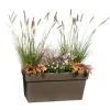 Muret Toscane taupe avec grille