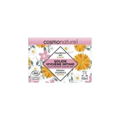 Nettoyant solide pour hygiène intime au calendula bio Cosmonaturel Apaisant - 85 g