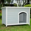 Niche pliable coloris gris/blanc taille M - 103 x 63 x 73,3 cm