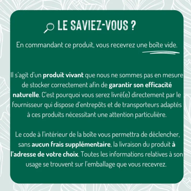 Nématodes traitement biologique contre les vers blancs et mouches
