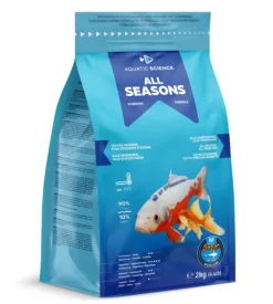 Nourriture annuelle pour poisson d'étang de minimum 15 cm de long Aquatic Science All Seasons - Taille M sac de 2 kg