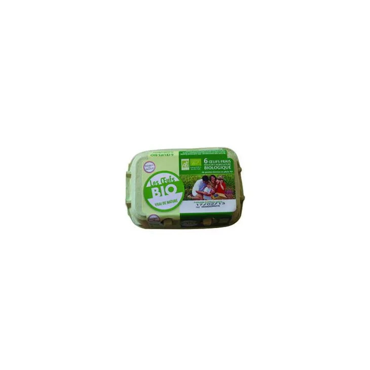 Oeufs frais calibre moyen par 6