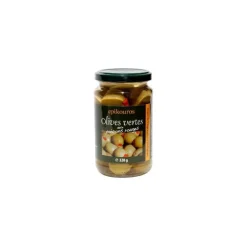 Olives vertes aux poivrons rouges bio Epikouros - 320 g