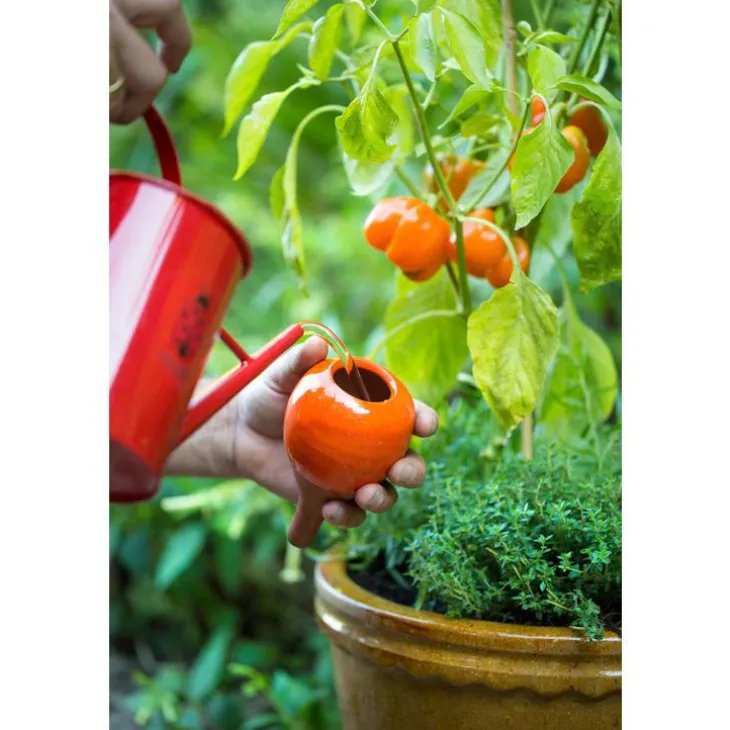 OYAS à planter émaillée rouge