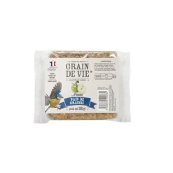 Pain de graisse à la pomme pour oiseaux Grain de vie – 290 g