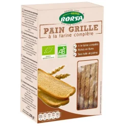 Pains grillés complet bio - 250 gr